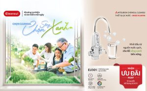 Khuyến mãi Cleansui tháng 08 năm 2025